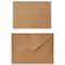 6 Packs: 50 ct. (300 total) 5" x 7" Kraft Flat Cards & Envelopes by Recollections™